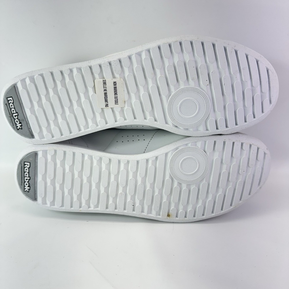 Reebok Princess White Leather Sneakers Womens 7.5 Classic Casual Shoes - Picture 12 of 12